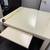 Solid Pine Table/Desk, Custom Made, Painted Off White 60X60X31 2 thumbnail