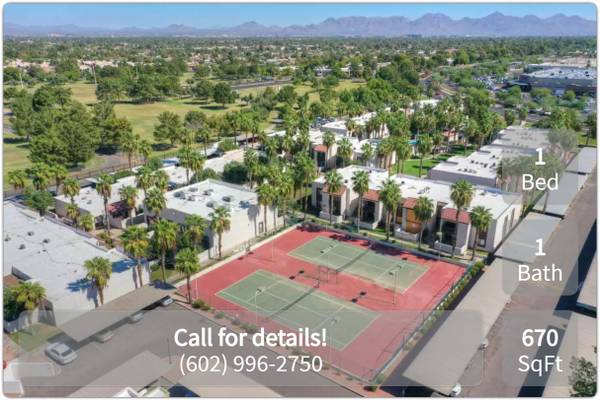 $1,295 / 1br - 670ft2 - Your Phoenix dream spot! 1 bed, 1 bath - Take a peek. (Phoenix - Paradise Valley Country Club)64025000186114121