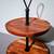 2-Tier Acacia Wood & Metal Centerpiece Stand 1 thumbnail