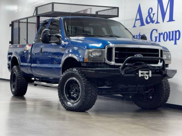 2000 Ford F350 Super Duty Super Cab 7.3L Diesel DUMP TRUCK 4x4  F-350 1