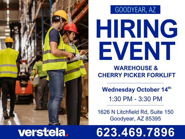 Warehouse & Cherry Picker Forklift Hiring Event | October 14 1