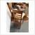 Filippo Sibau For Room & Board Cherry Wood Finish Bar Stools, Pair 3 thumbnail