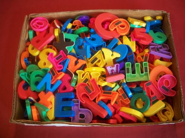 244 Magnetic Refrigerator / School Assorted Teaching Letters 1