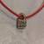Uno De 50 Bracelet Red Cord Silver Tone Charm Lock Cincuenta Spanish Jewelry 1 thumbnail