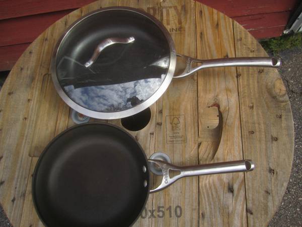 Caphalon pans 10 & 12" w lid 1