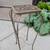 Steel Plant Stand Table 23” Tall Shappy Chic 1 thumbnail