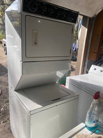 Whirlpool Stackable Washer and  electric dryer 1