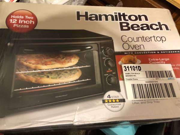 HAMILTON BEACH COUNTERTOP OVEN (BRAND NEW SEALED) 1