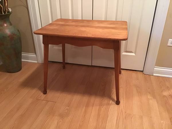 Mid Century solid wood table 1