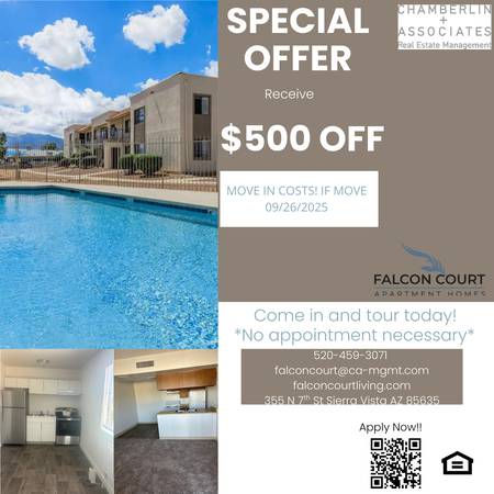 $855 / 1br - Call Us Today for Our Special! (Sierra Vista)63785476942083120