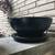 10.5” Espresso Planter Set w/Saucers (3) 3 thumbnail