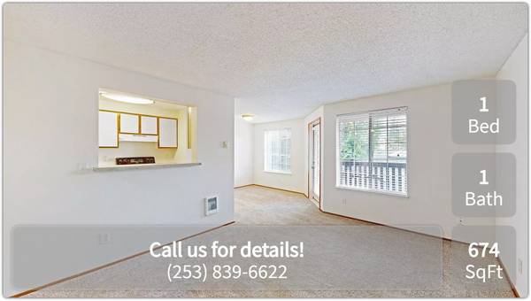 $1,800 / 1br - 674ft2 - La simplicidad encuentra la comodidad: ¡entra y relájate! (Federal Way)63934418287106121
