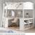 Pottery Barn Chelsea Vanity Loft Bed - Like New 9 months old 2 thumbnail