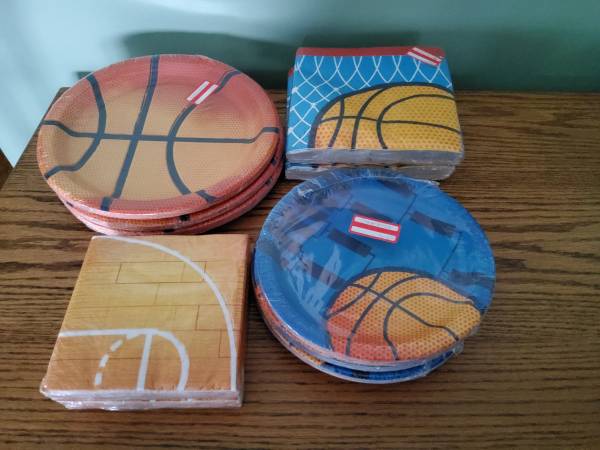 Basketball Paper  Party Supplies 1