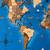 Wooden world map 5’ x 3’ 8 thumbnail