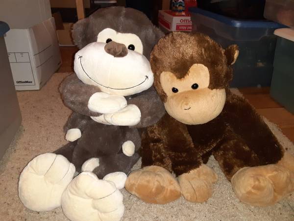 Large Adorable Stuffed Animal Monkeys 1