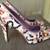 SERGIO ROSSI FLORAL FABRIC n LEATHER OPEN TOE PUMPS HEELS ITALY 40 9 1 thumbnail