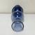 Mid Century Modern Blue Art Bubble Glass Bottle Vase 5 thumbnail
