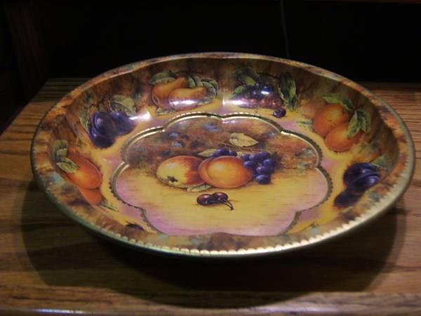 1971 Daher Decorated Ware 10" Tin Fruit Bowl Diseño 951942 Hecho en Inglaterra - $8 (Boise Bench)63469923221377121
