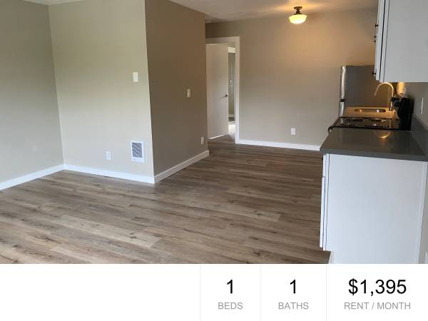 $1,395 / 1br - 519ft2 - 2323 #41 1 habitación, estacionamiento fuera de la calle, lavandería en el lugar, ¡el primer mes GRATIS! (Milwaukie)63831682963715120