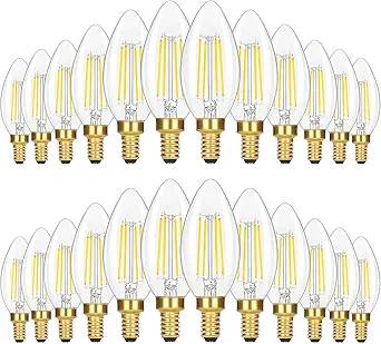 24 LED E12 6w 60w Equivalent Dimmable 1