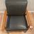Wayfair Barlow 21"Armchair Faux Leather Chair w/Tan Throw Pillow 2 thumbnail