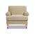 AVAILABLE NEW fawn brown beige velvet arm chair 2 thumbnail