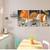 Modern Abstract Canvas Wall Art: Golden Deer 3 thumbnail