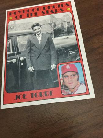 Joe Torre Topps  BoyHood baseball card Hall of Fame St. Louis 1