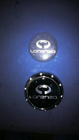 NEW LORENZO CENTER CAP FITS OPEN LUG FORGED ALUMINUM WHEELS 1