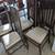 4 Antique Hardwood Dining chairs 2 thumbnail