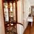 Curio Knick-Knack curved glass display cabinet 6.5 ft High  Mirrored 3 thumbnail
