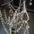 Near new 3 Light Crystal White Hardwire Flush Mount Chandelier H22”xW1 6 thumbnail