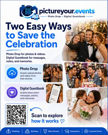 Wedding & Event Photo Sharing – Guests Upload Photos & Videos by QR Code 1