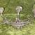 Antique Ornate 3 Arm Brass Wall Sconce Fixture 4 thumbnail