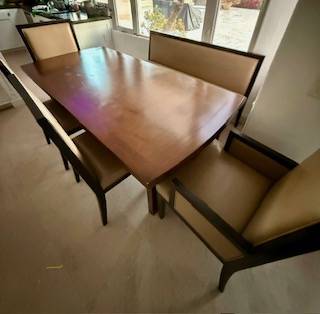 Pristine Solid Wood Dining Set (Seats 7) – Originally $4,000! 1