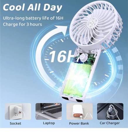 Ventilador portátil de mano - $15 (Brooklyn)63436941857921123