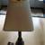 Large Brass and Wood Vintage Table Lamp 7 thumbnail