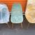 Velvet Dining Chairs – Mid-Century Style – $25 Each / $200 Set of 8 1 thumbnail