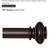 Simewin Curtain Rod 28 inches x 48 inches 1 thumbnail