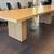 16 Ft x 4 Ft Rectangular Table In White Oak. (2) Power & Data Modules 10 thumbnail