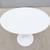 Mid-Century Eero Saarinen for Knoll 22.5" Oval White Tulip Side Table 6 thumbnail