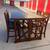 Solid-wood Pub-height dining set 3 thumbnail