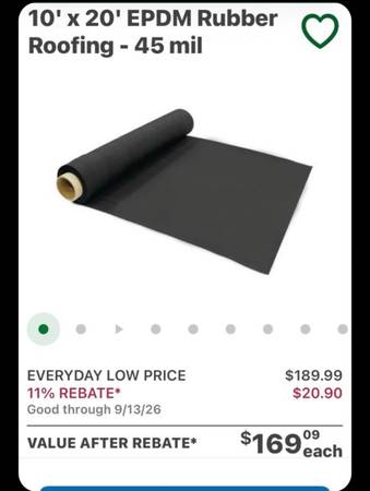 Rubber roofing 1