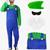Super Brother Mario Costume for Adults-Mario and Luigi Costume for Men 1 thumbnail