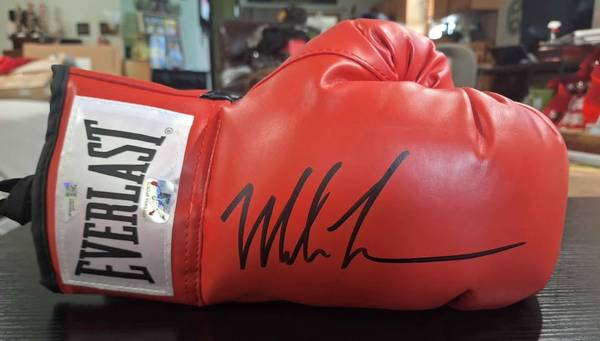 Mike Tyson Autographed Everlast Boxing Glove Authentication By Fiterma 1