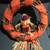 Autumn / Fall Scarecrow Pumpkin 18" Grapevine Wreath 2 thumbnail