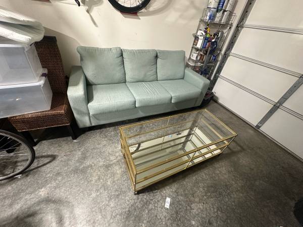 Couch and coffee table 1