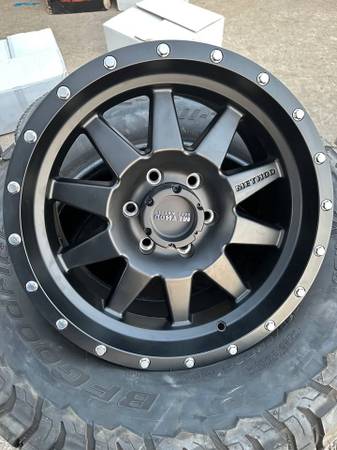 New 18” Black Method Wheels 18 Rines Negros Rims 6 lug Will fit Ford b 1