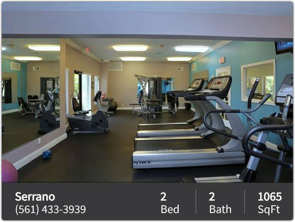 $1,990 / 2br - 1065ft2 - Comfortable 2 bd 2 ba in West Palm Beach lakeside community (West Palm Beach - Serrano Apartments)64049281277442121